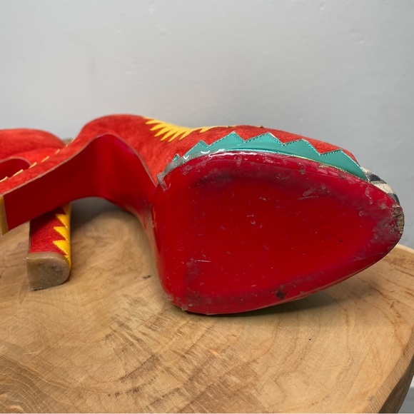 Christian Louboutin peep toe heels 38 - Picture 12 of 16